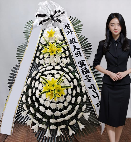 중앙대병원 장례식장 특대형 화환